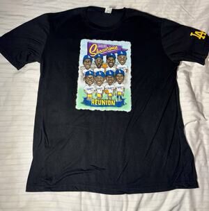 Los Angeles Dodgers Lakers Showtime Reunion shirt XL
